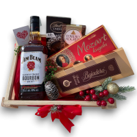 Кутија со бурбон „Новогодишен Престиж“ - Празничен подарок